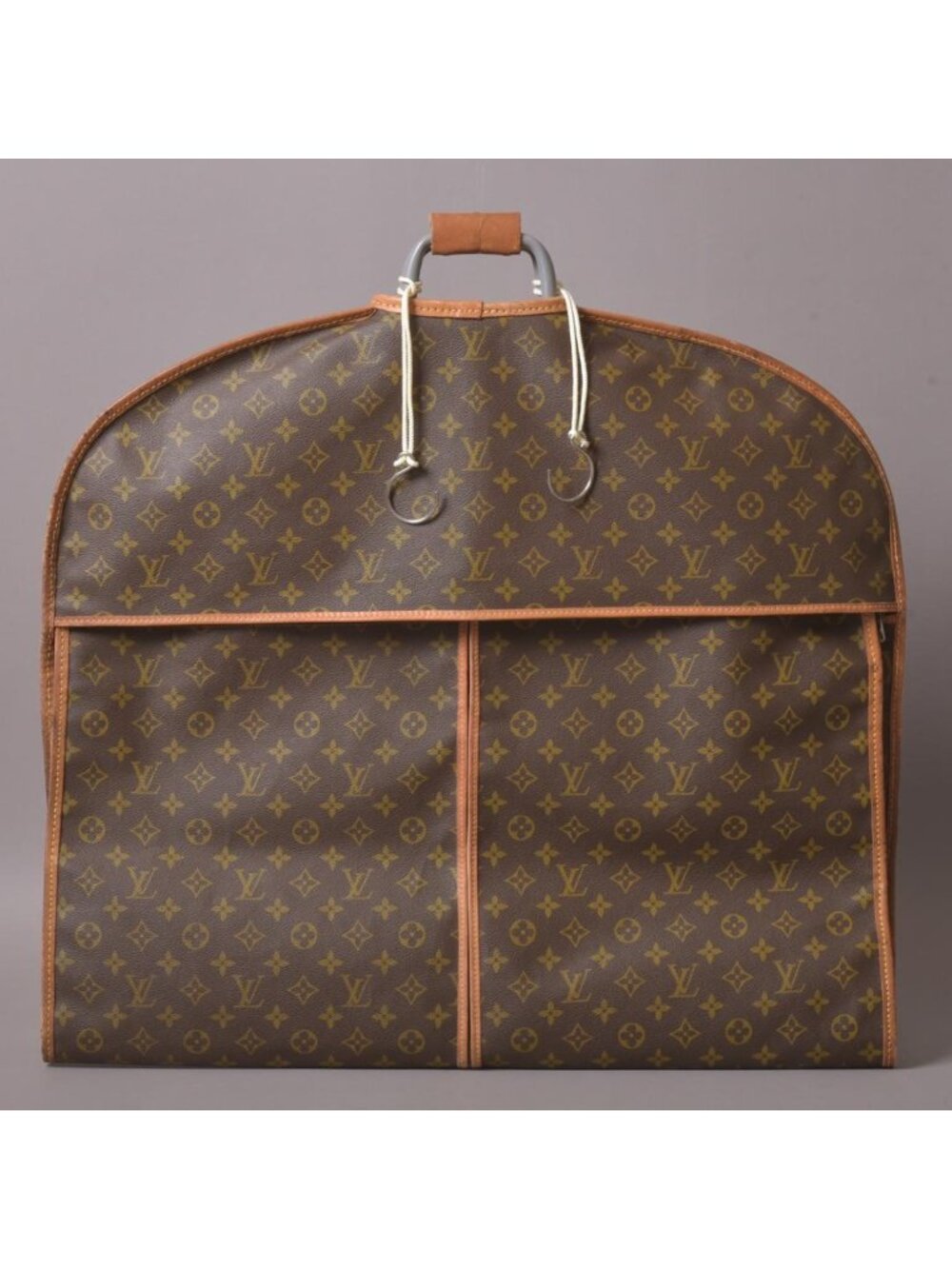 Louis Vuitton Monogram Suit Cover Garment Case Leather